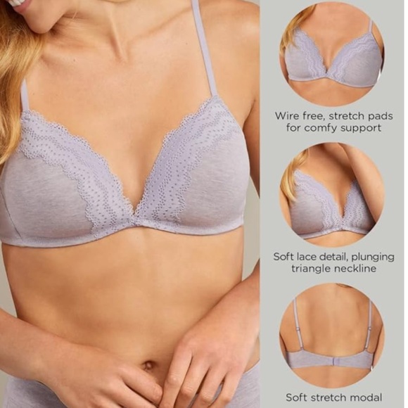 🌸CUDDL DUDS 2 PC WIRELESS BRAS - Picture 8 of 11